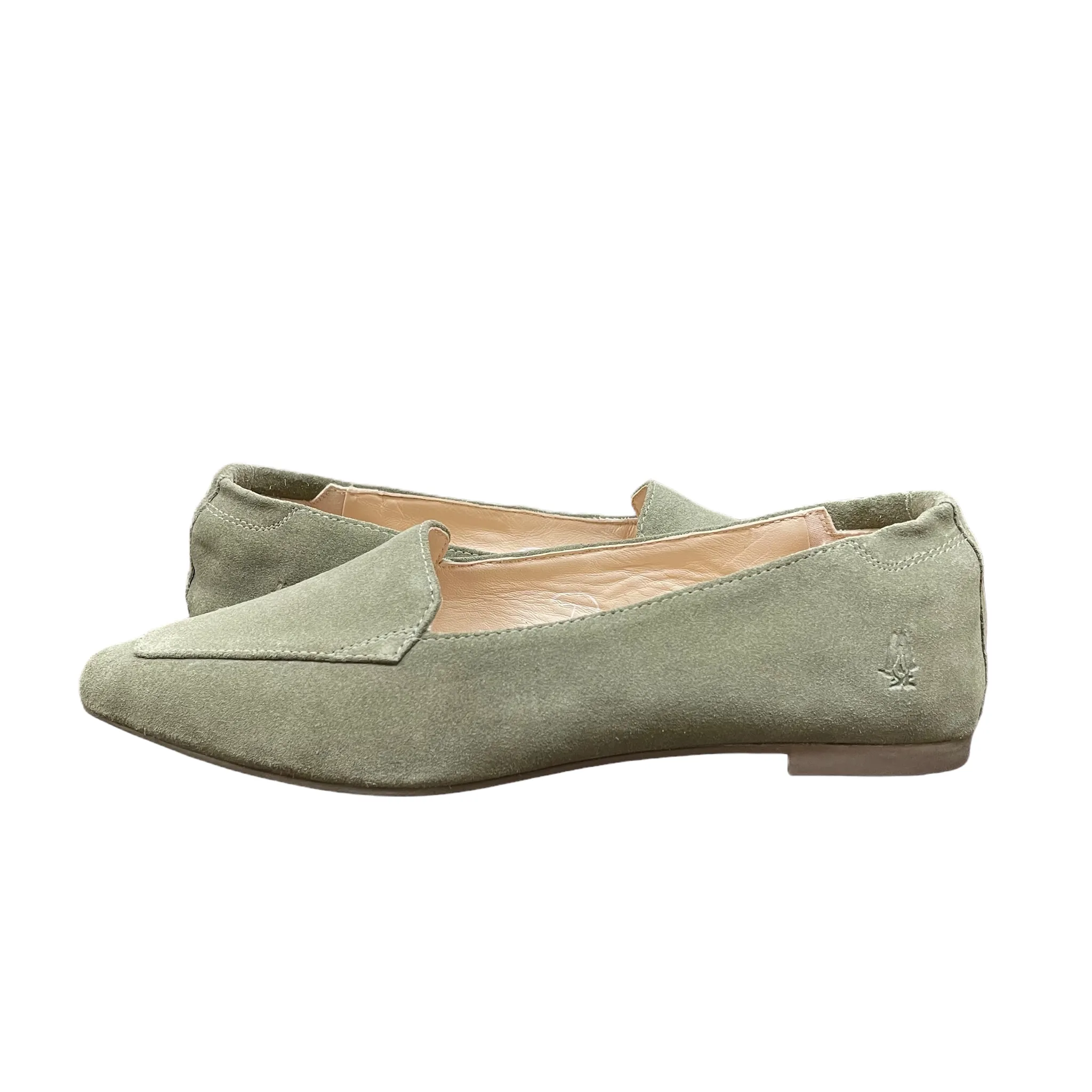 Green Shoes Flats By Hush Puppies, Size: 7