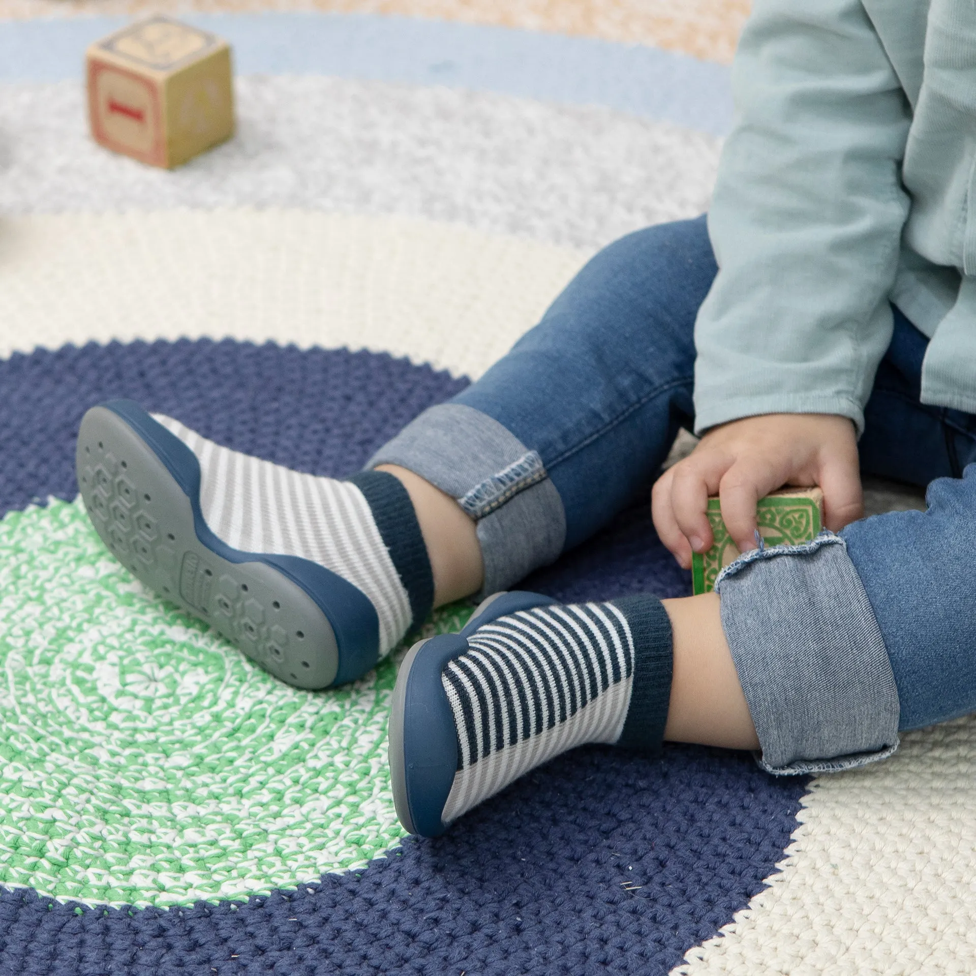 Half Stripe - Navy