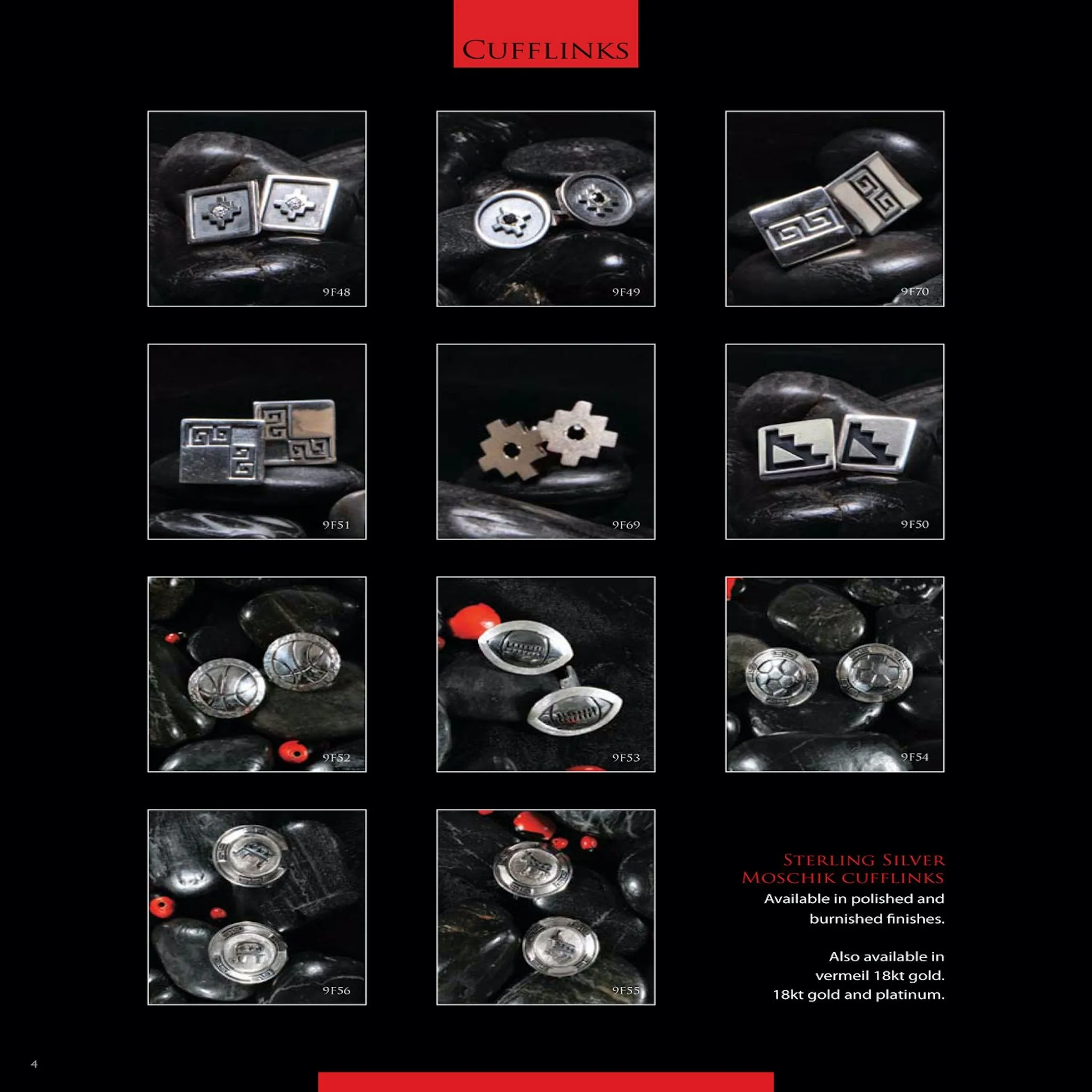 Handcrafted Peruvian Cufflinks – Inspired by Moche Inca Culture & Soccer Passion