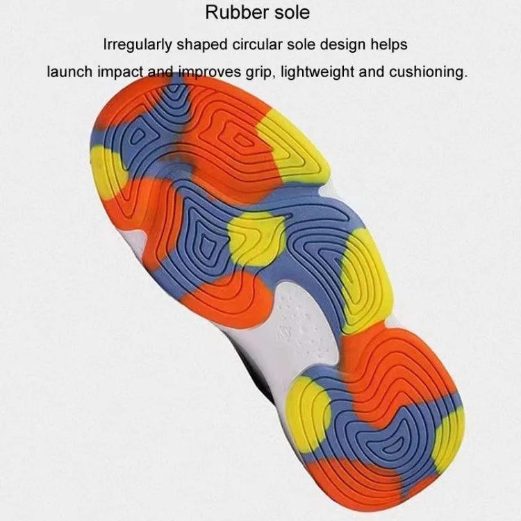 High-Performance Men’s Basketball Sneakers with Thick Non-Slip Soles and Breathable Design