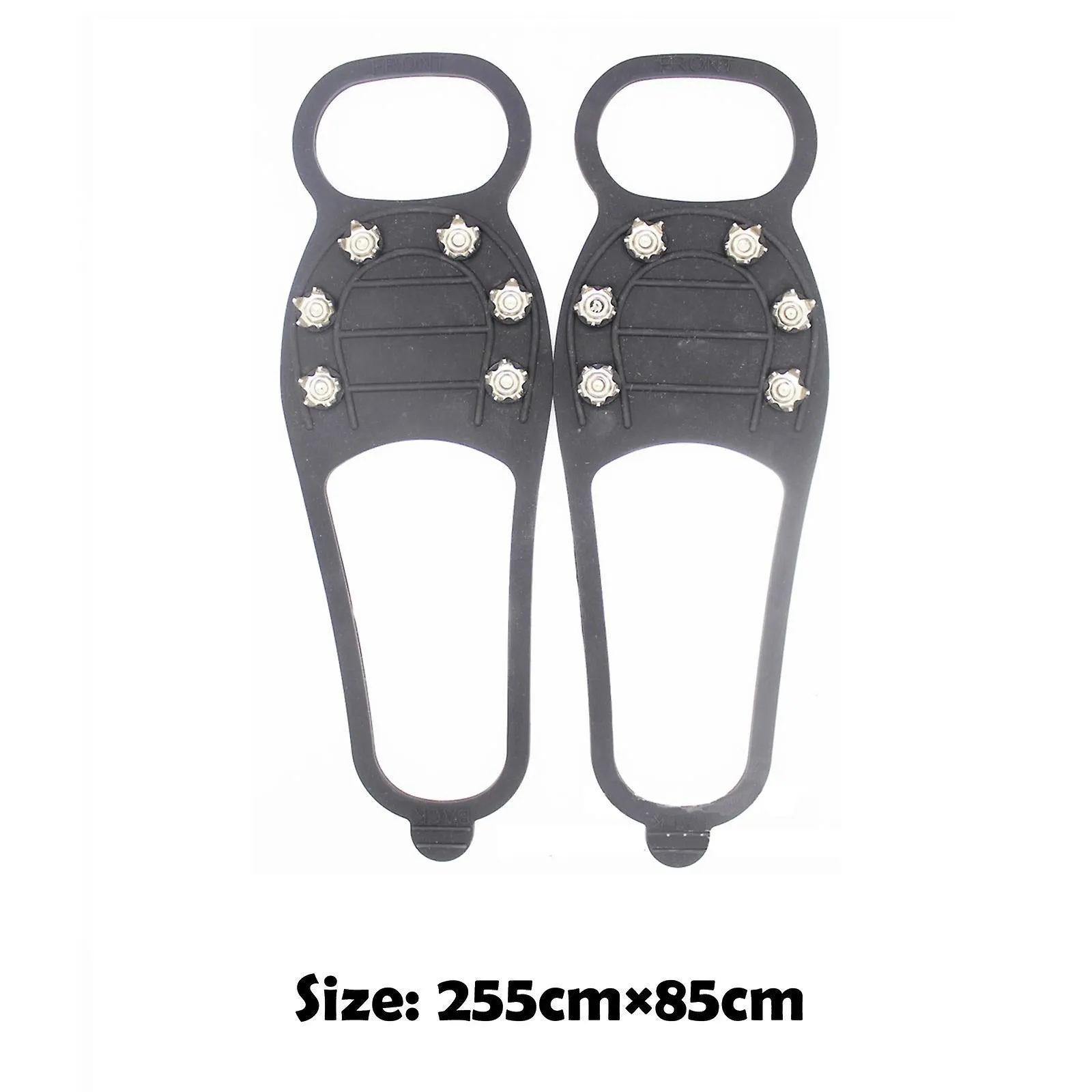 Hiking Poles Ice Snow Grips Traction Cleats Anti-slip For Shoes And Boots