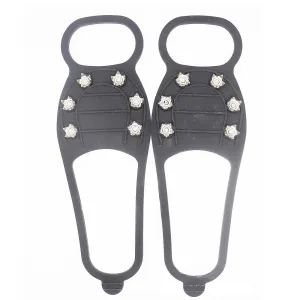 Hiking Poles Ice Snow Grips Traction Cleats Anti-slip For Shoes And Boots
