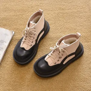 Hnzxzm Autumn Winter Shoes Women Snow Boots Thick Sole Fashion Brand Women Boots Elegant Ladies Ankle Boots Warm Cotton Shoes A4055