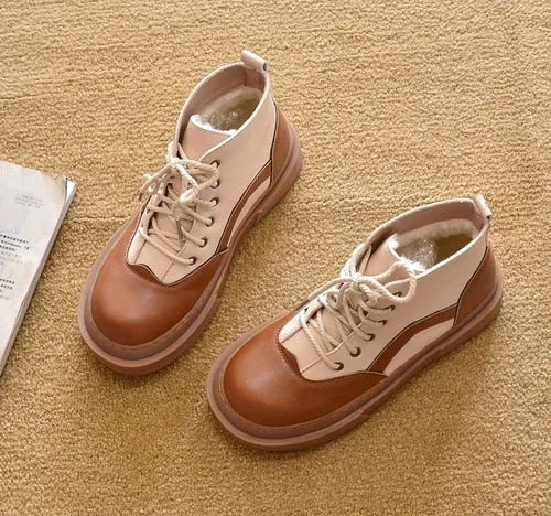 Hnzxzm Autumn Winter Shoes Women Snow Boots Thick Sole Fashion Brand Women Boots Elegant Ladies Ankle Boots Warm Cotton Shoes A4055