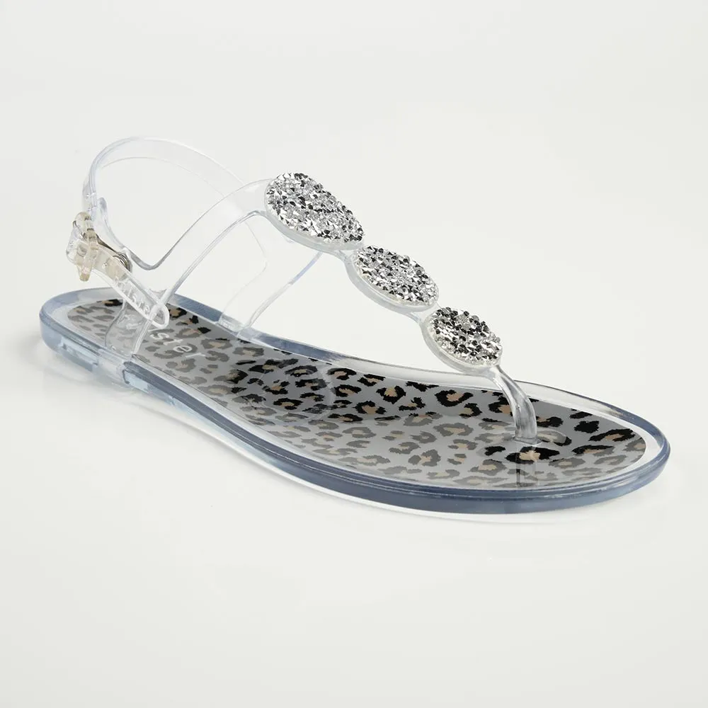 Holster Glamorize T-Bar Sandal - Clear
