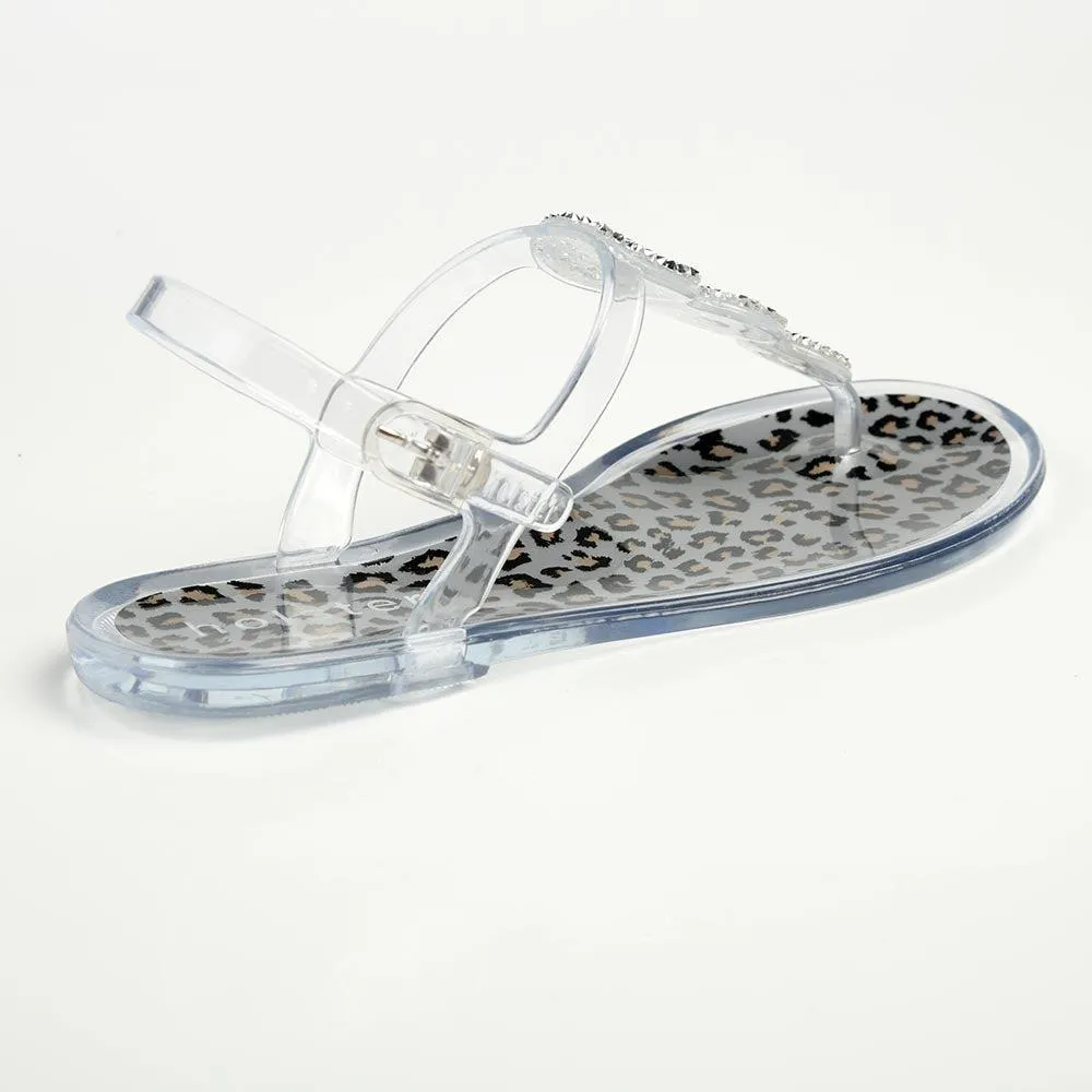 Holster Glamorize T-Bar Sandal - Clear