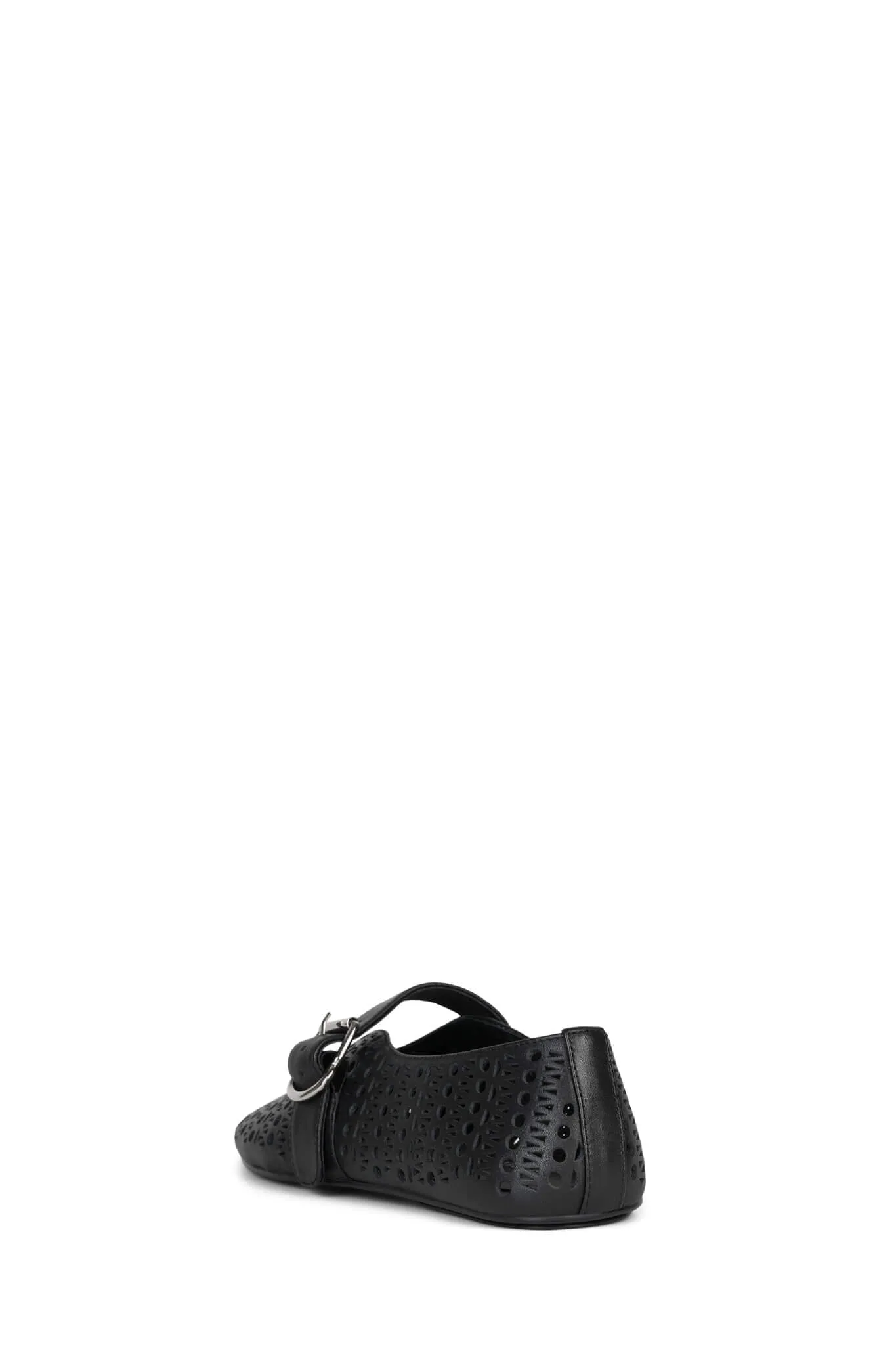 Jeffrey Campbell Shelly-LSR Flats in Black