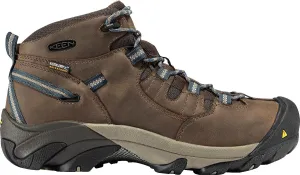 'Keen Utility' Men's Detroit Mid Steel Toe WP Hiker - Cascade Brown
