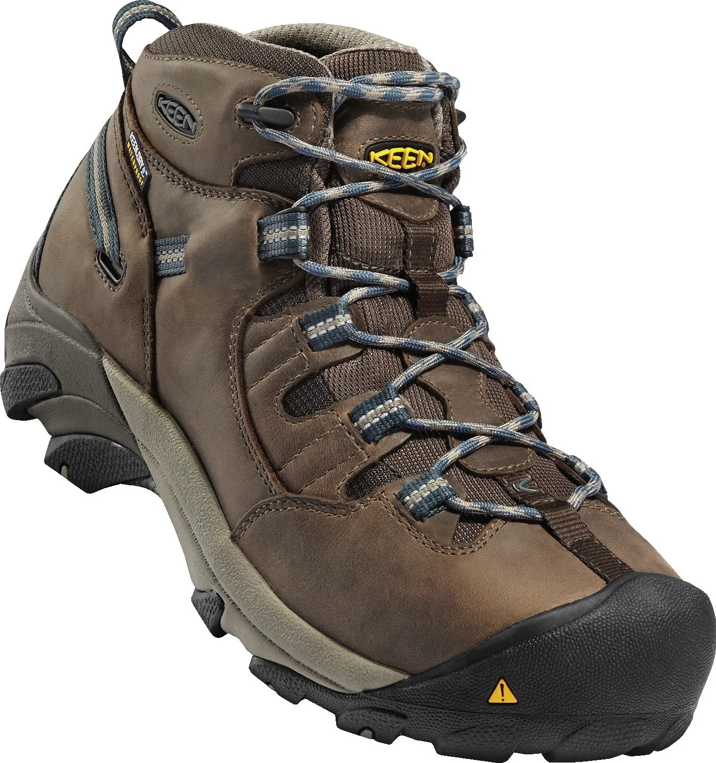 'Keen Utility' Men's Detroit Mid Steel Toe WP Hiker - Cascade Brown
