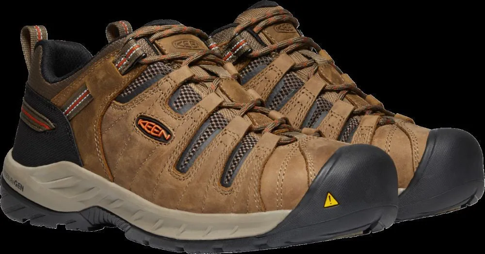 'Keen Utility' Men's Flint II EH Steel Toe - Shitake / Rust