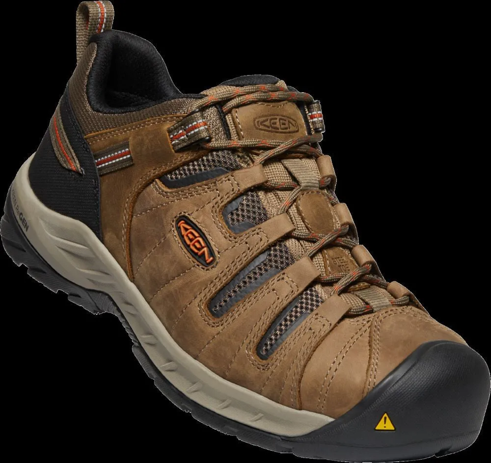 'Keen Utility' Men's Flint II EH Steel Toe - Shitake / Rust
