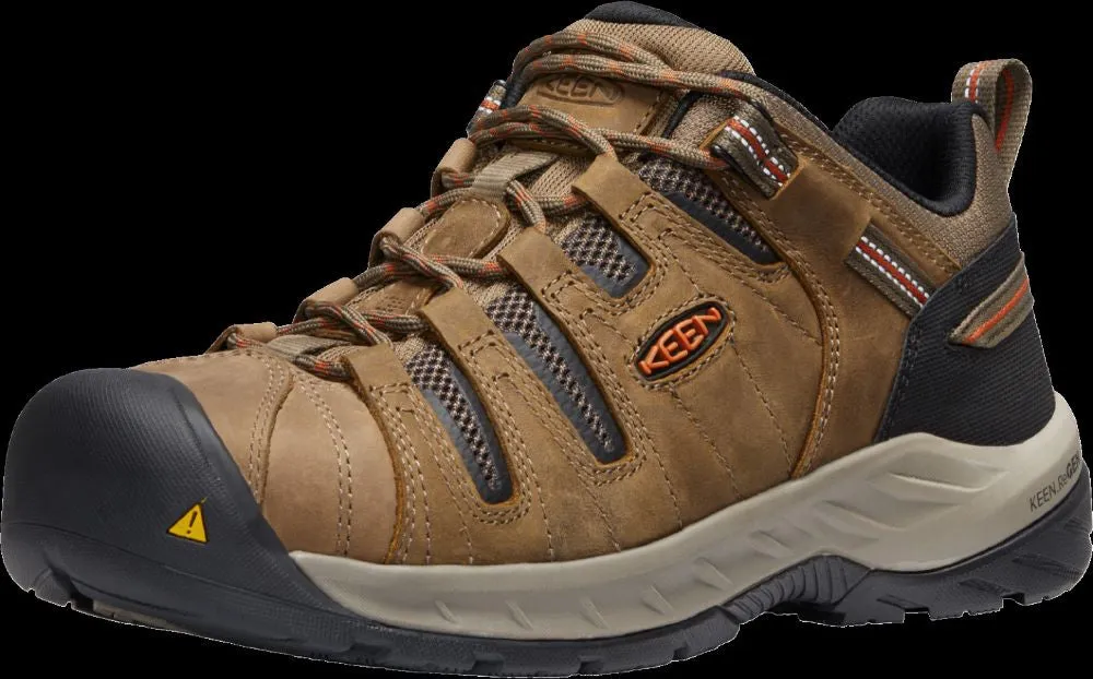 'Keen Utility' Men's Flint II EH Steel Toe - Shitake / Rust
