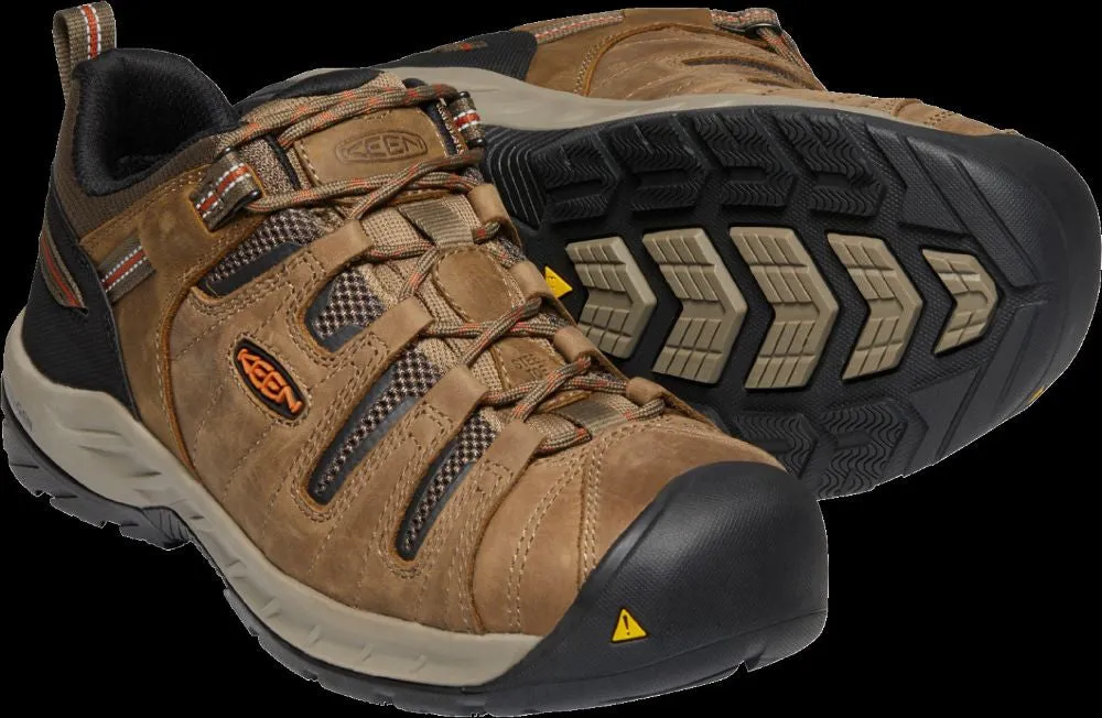 'Keen Utility' Men's Flint II EH Steel Toe - Shitake / Rust