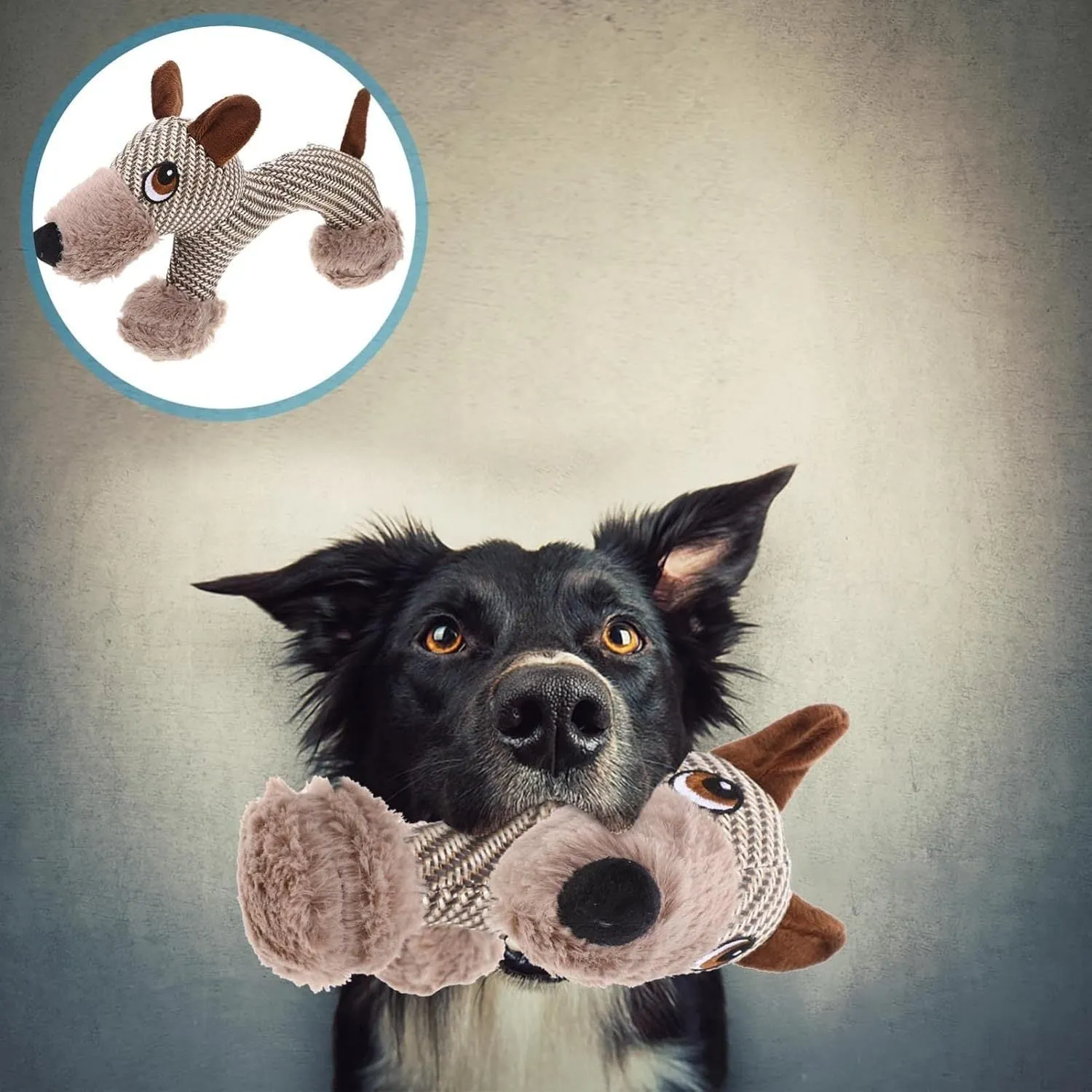 Large Squeaky Stuffed Animals Dog Plush Chew Toys