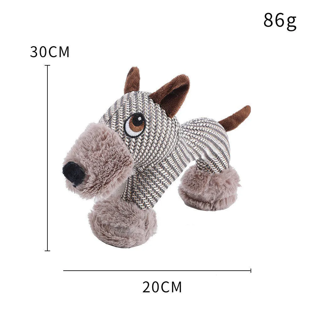 Large Squeaky Stuffed Animals Dog Plush Chew Toys