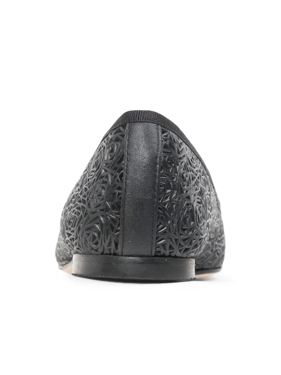 Luxe Laser Cut Ballet Flat