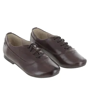 Manuela de Juan Boy's & Girl's Alex Oxford, Brown Tequila