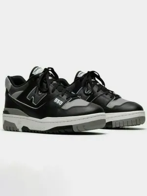 Men's Faux Leather Sport Shoes,Black
