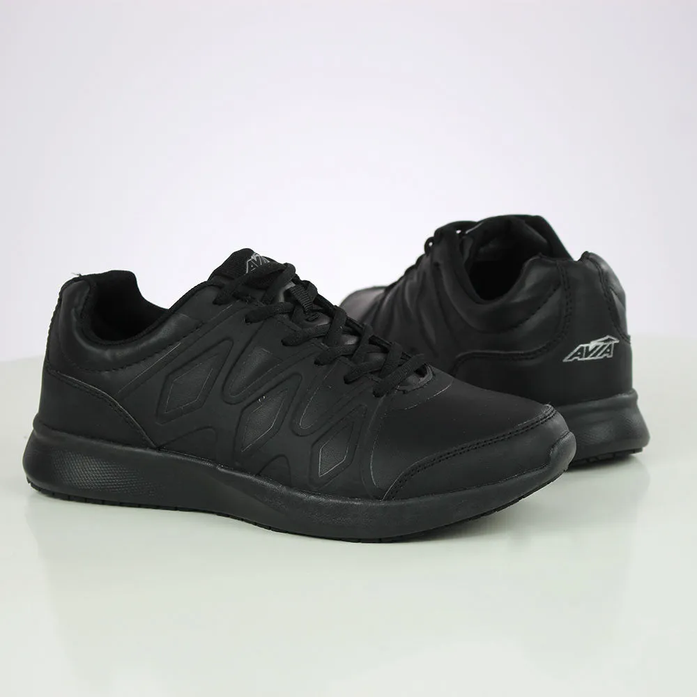 Men's Style Ribbed Triangle Shoe,Black