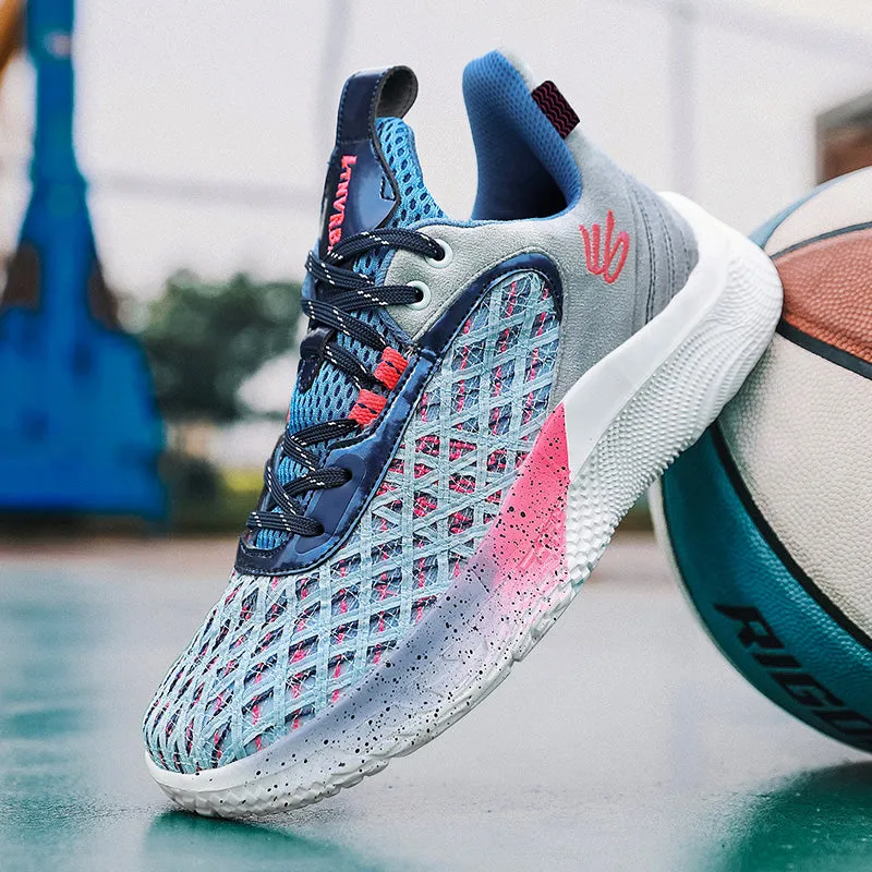 Men's Basketball Sneakers Hard-Wearing Trainers Basketball Boots | 2399