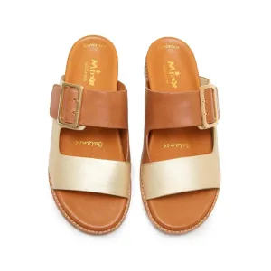 Minx Joy Leather - Tan/Champagne