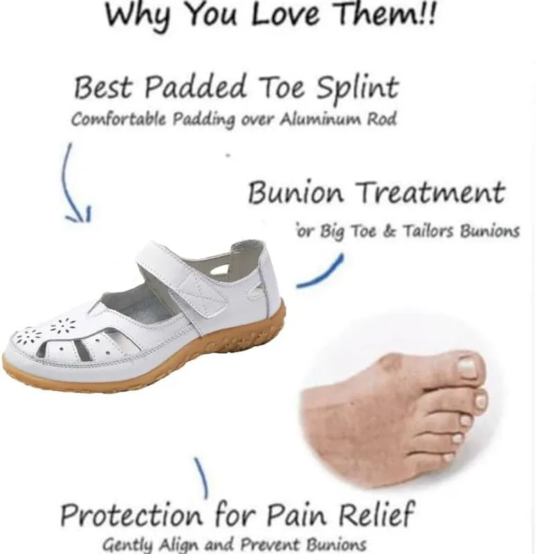 NEW Retails $45, Orthopedic Loafers in Breathable Leather, Women's Casual Comfort Closed Toe Orthopedic Shoes, Beige, Sz 6.5! Great indoor or work shoes