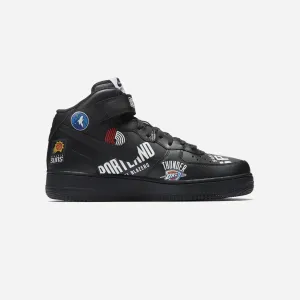 Nike Air Force 1 Mid Supreme NBA Black