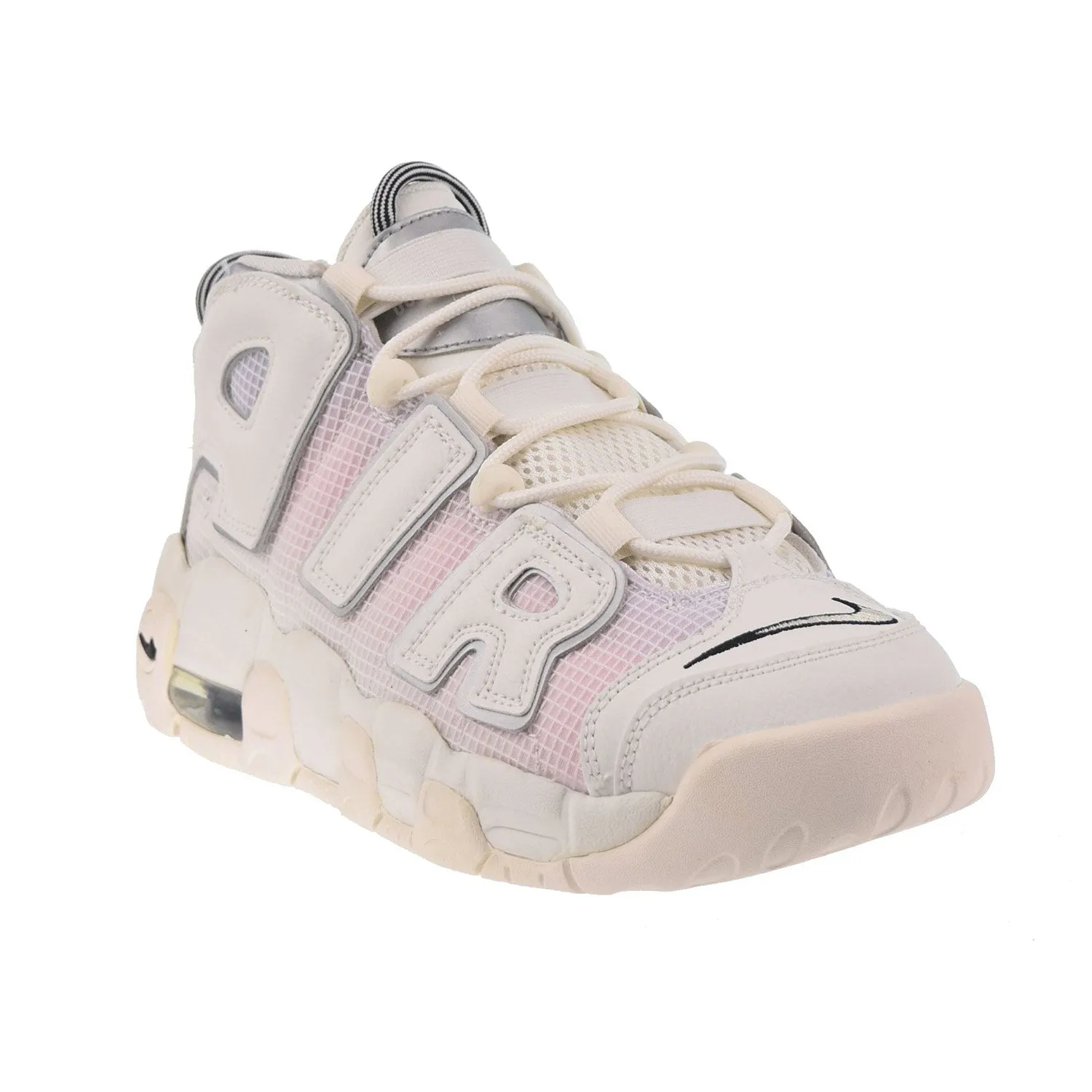 Nike Air More Uptempo Gradient (GS) Big Kids' Shoes White-Pink-Purple
