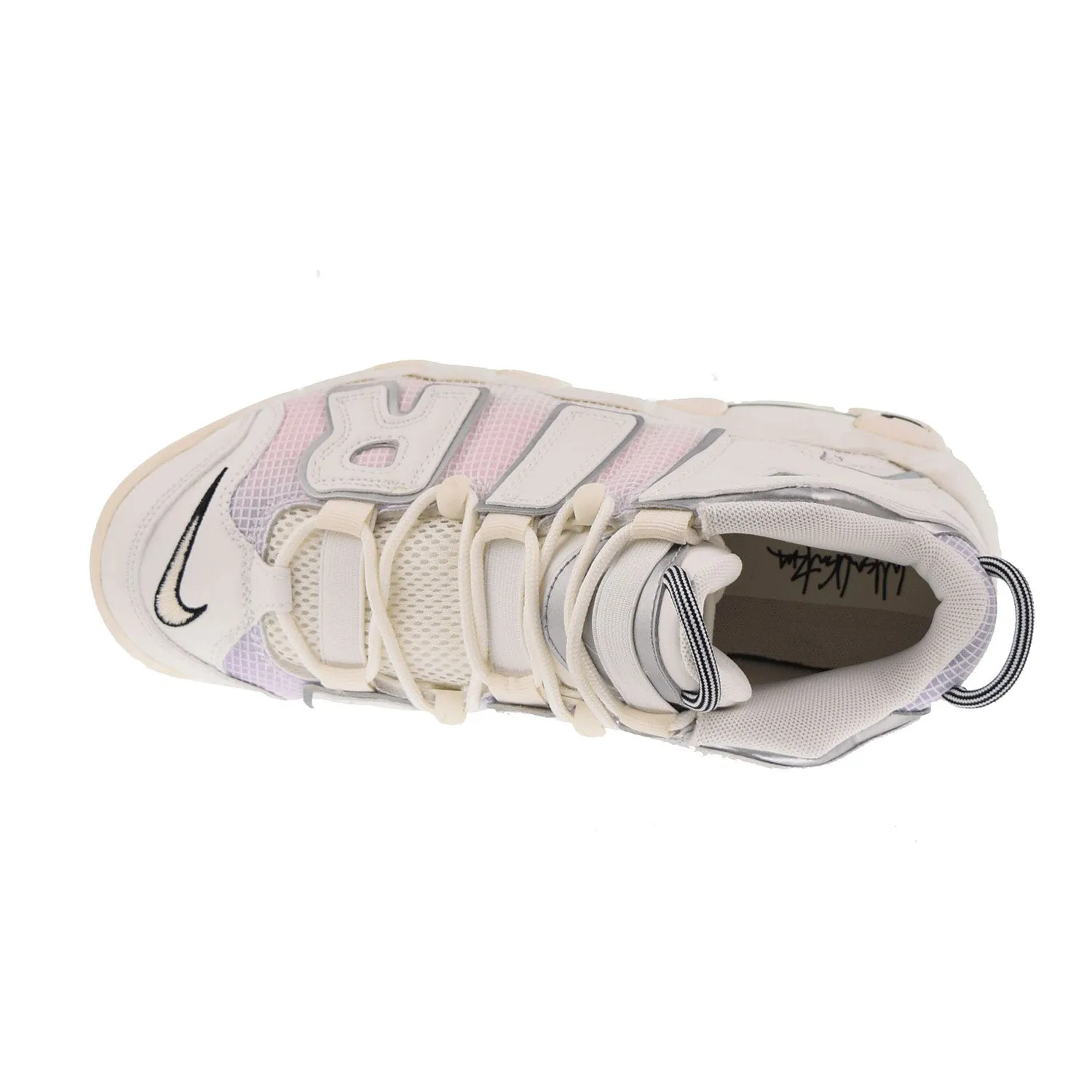 Nike Air More Uptempo Gradient (GS) Big Kids' Shoes White-Pink-Purple