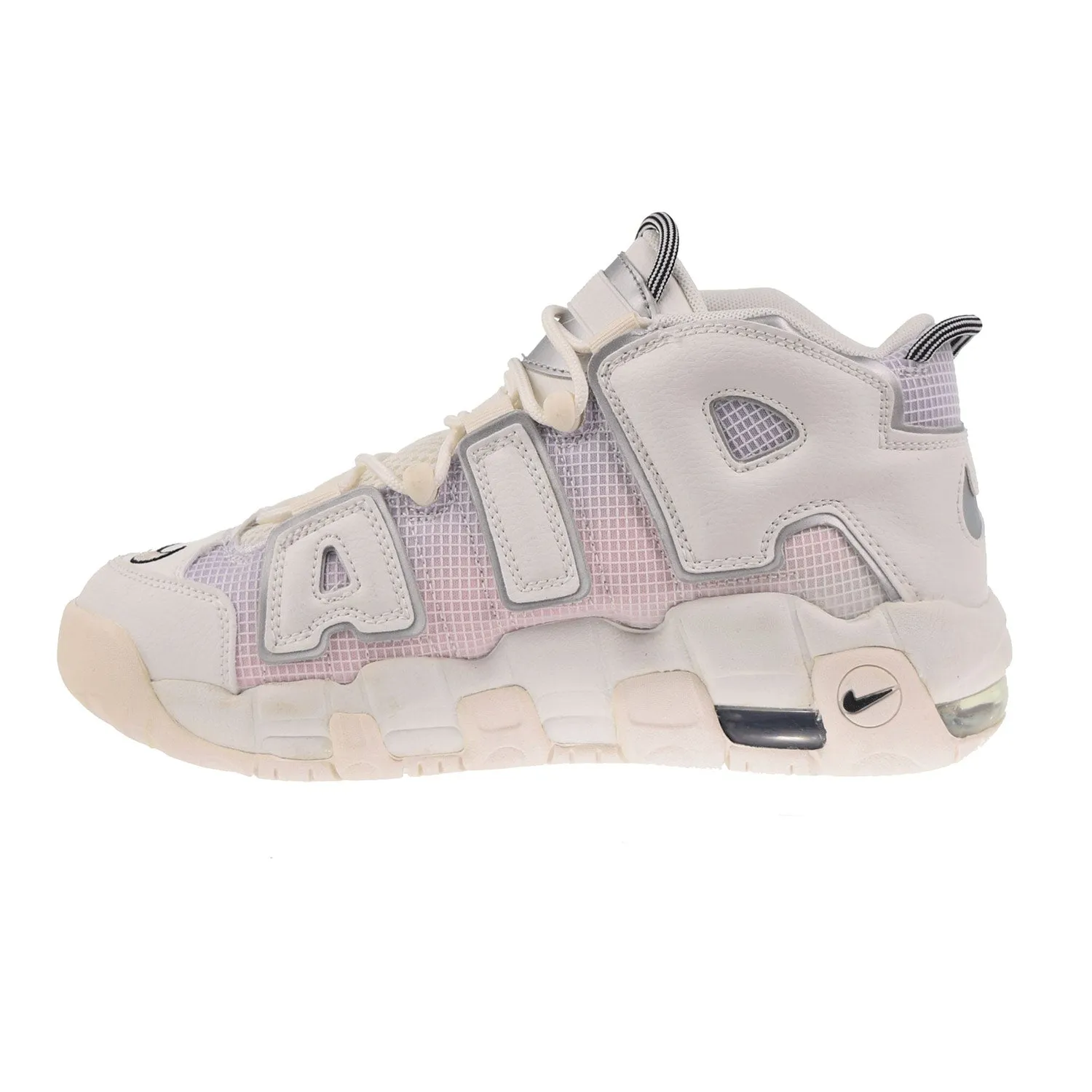 Nike Air More Uptempo Gradient (GS) Big Kids' Shoes White-Pink-Purple