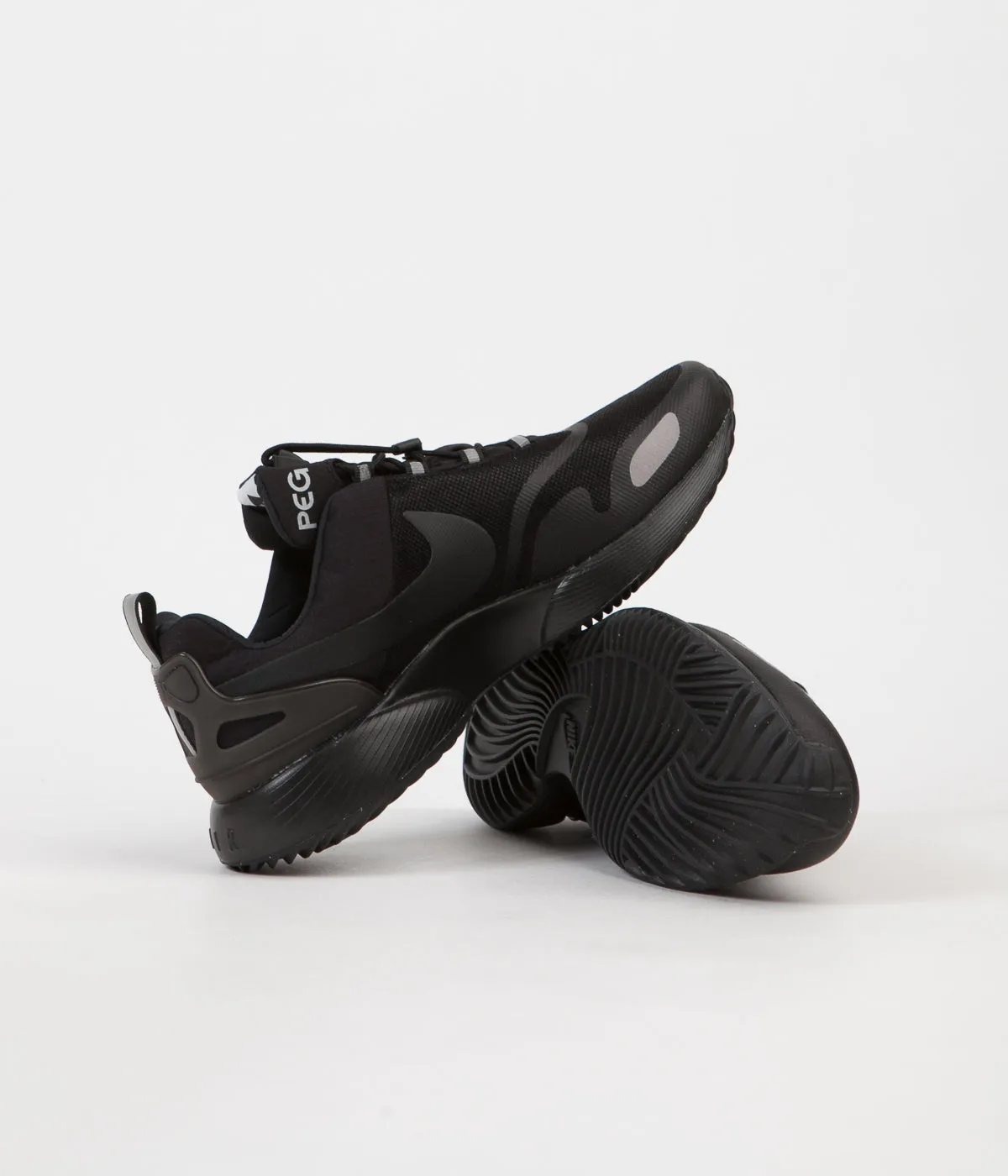 Nike Air Pegasus A/T Winter Shoes - Black / Black - Wolf Grey