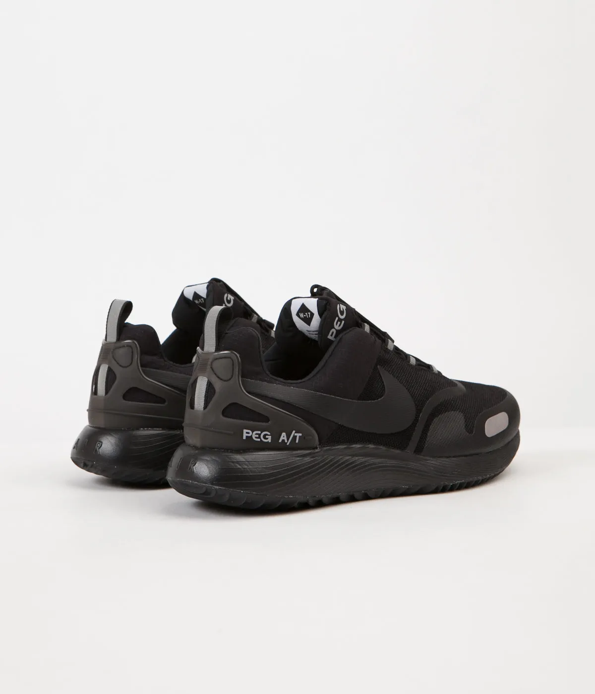 Nike Air Pegasus A/T Winter Shoes - Black / Black - Wolf Grey