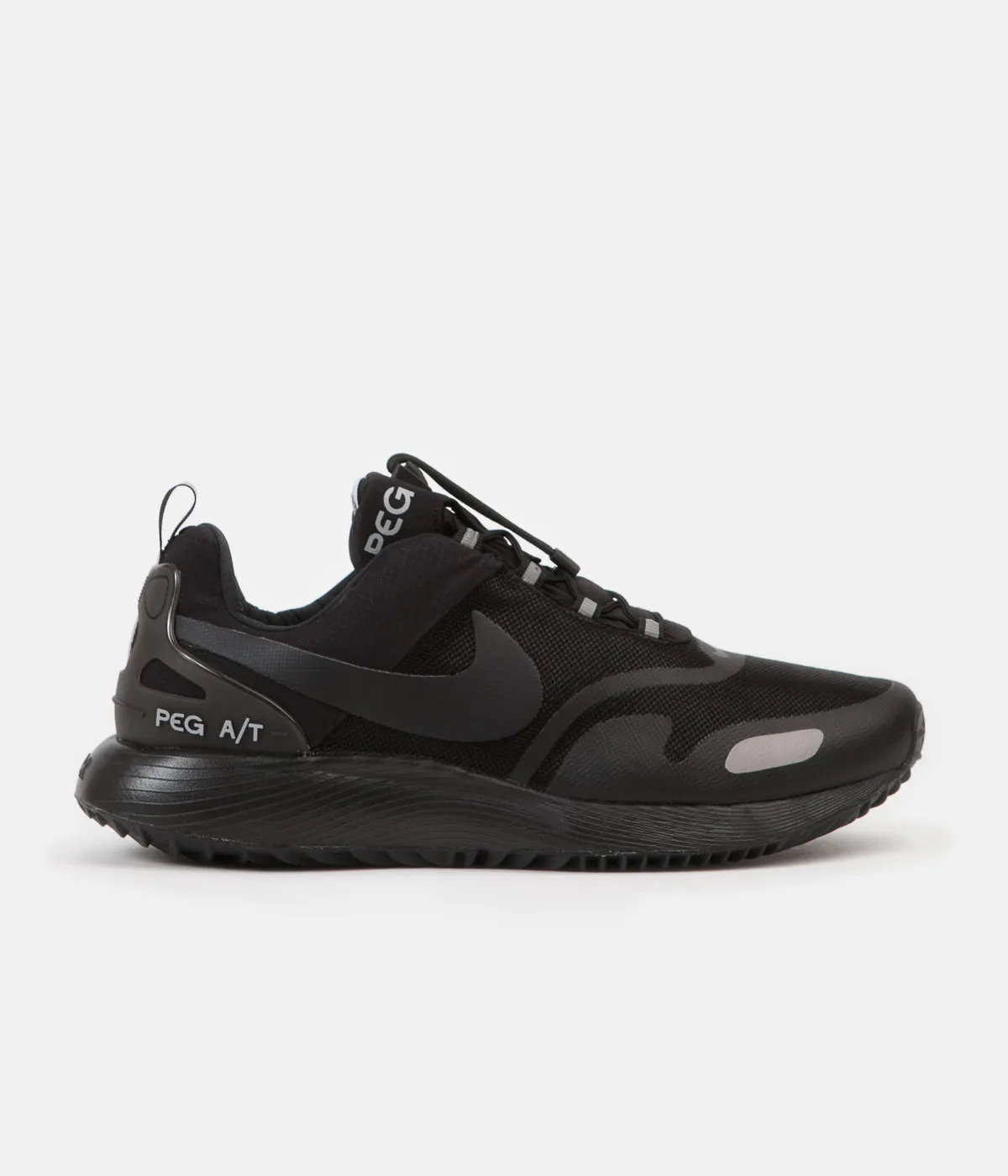 Nike Air Pegasus A/T Winter Shoes - Black / Black - Wolf Grey