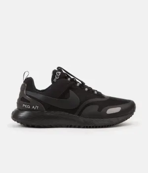 Nike Air Pegasus A/T Winter Shoes - Black / Black - Wolf Grey