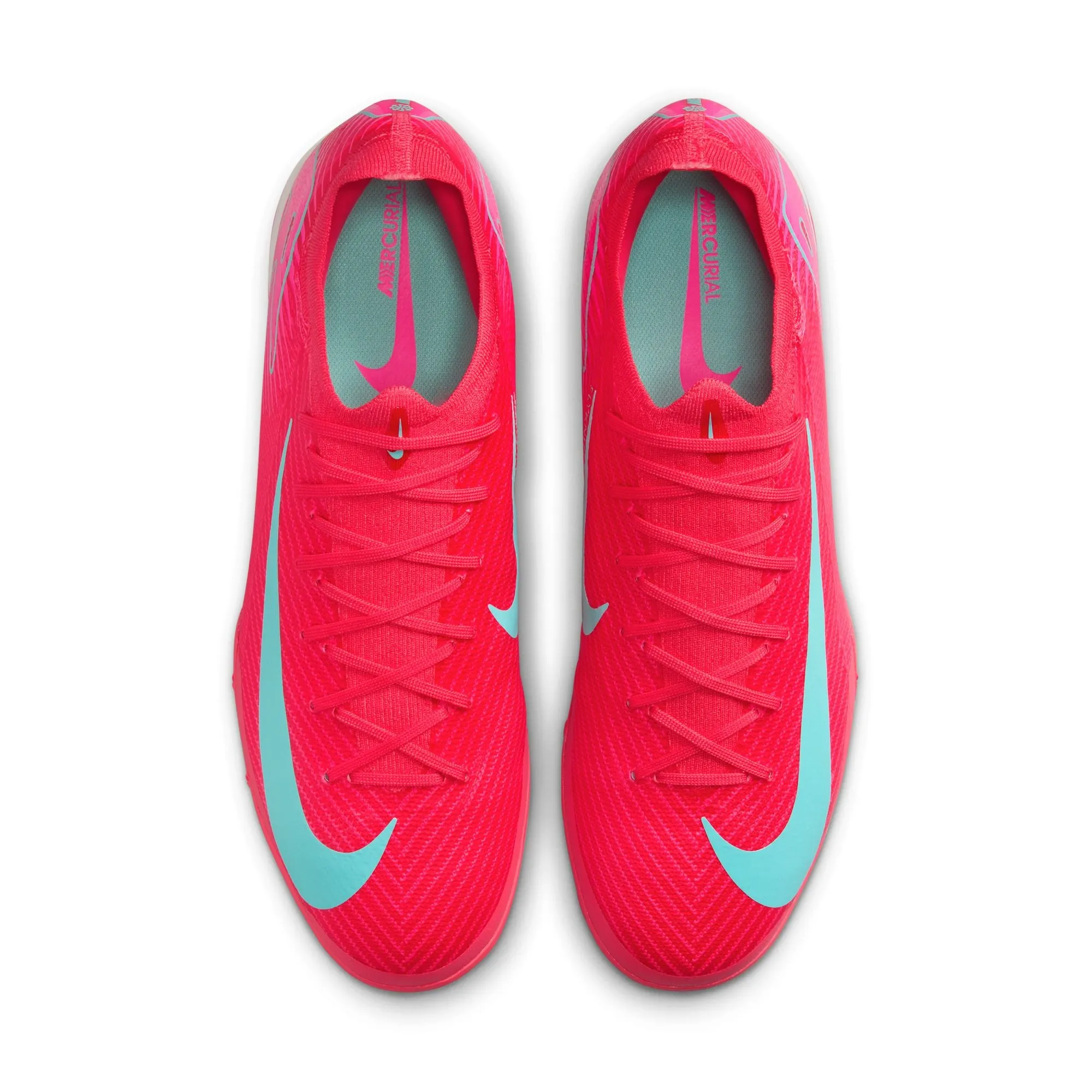 Nike Air Zoom Mercurial Vapor 16 Pro TF Soccer Cleat - Ember Glow/Aurora Green