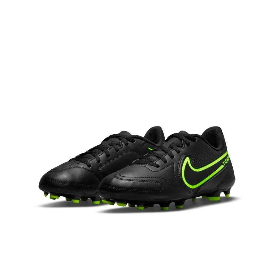 Nike Jr. Tiempo Legend 9 Club MG - BLACK/VOLT