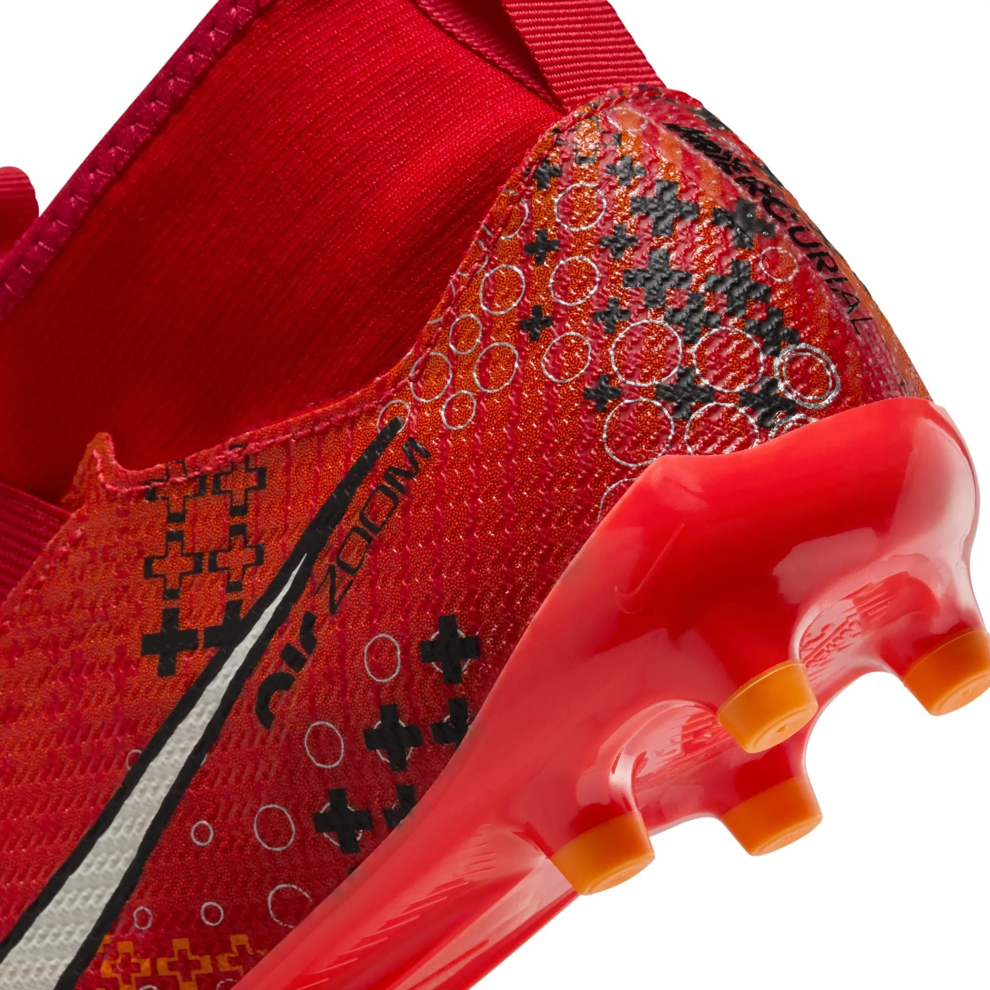 Nike Jr. Zoom Mercurial Superfly 9 Dream Speed Pro FG Soccer Cleat - Light Crimson/Pale Ivory/Bright Mandarin/Black