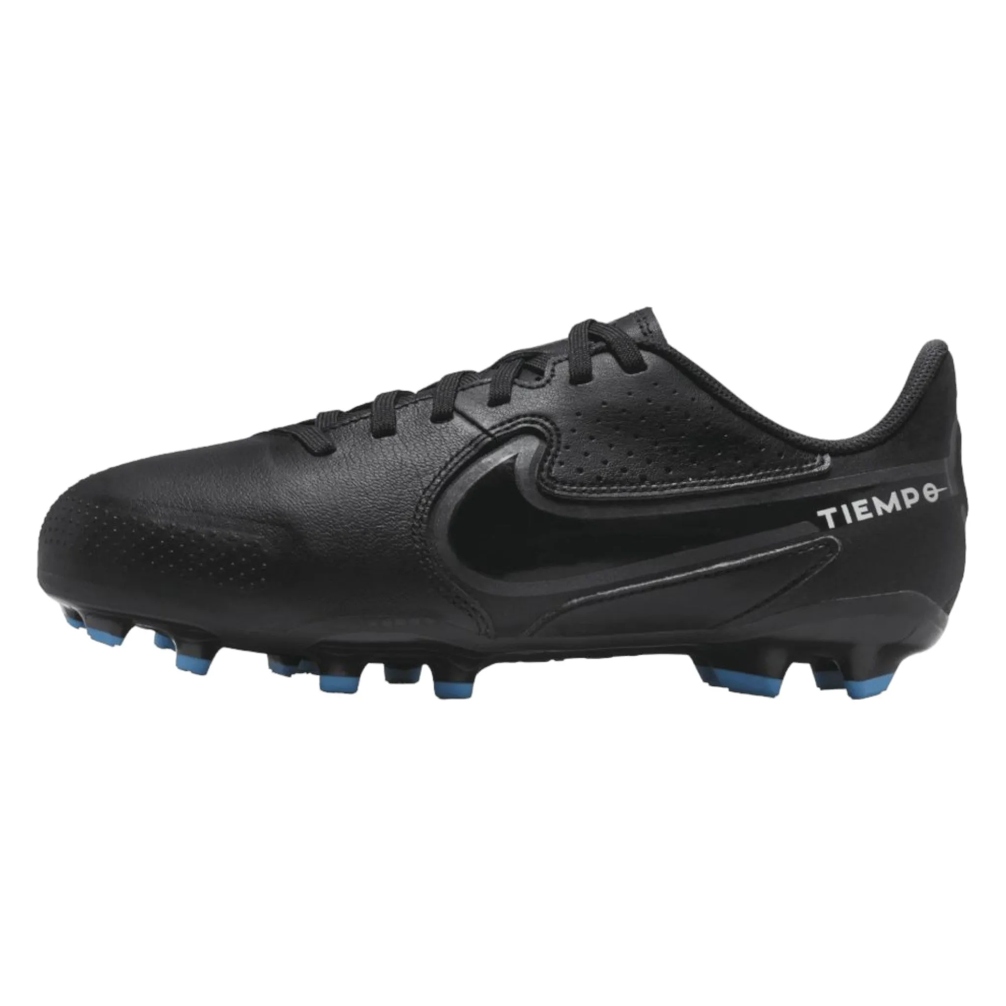 Nike Junior Legend 9 Academy FG/Mg Black/Blue - (DA1333 001) - ACM - R2L17