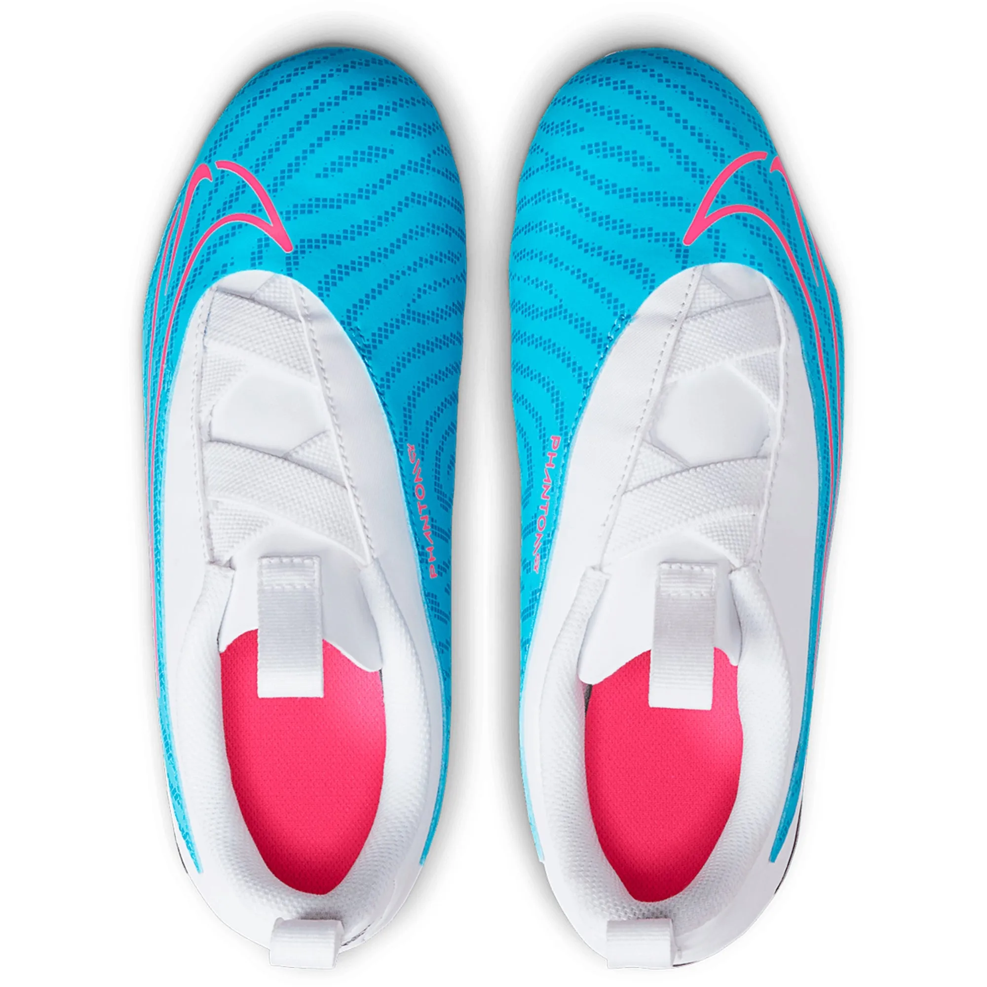 Nike Junior Phantom GX Academy FG/MG Firm Ground Soccer Cleats - Blue/Pink/White/Black
