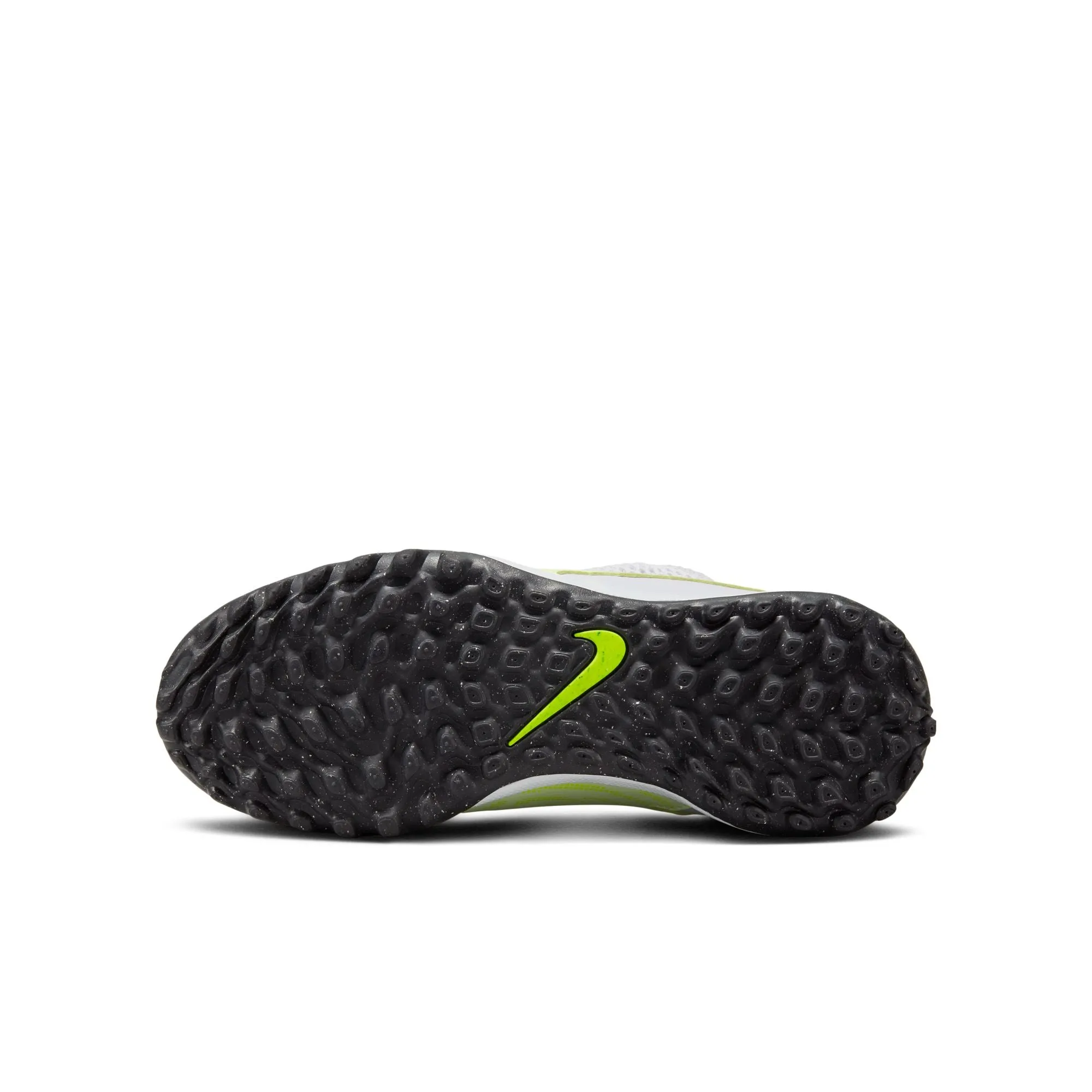 Nike Junior Phantom GX DF Academy TF Turf Soccer Cleats - Grey/Volt/Grape