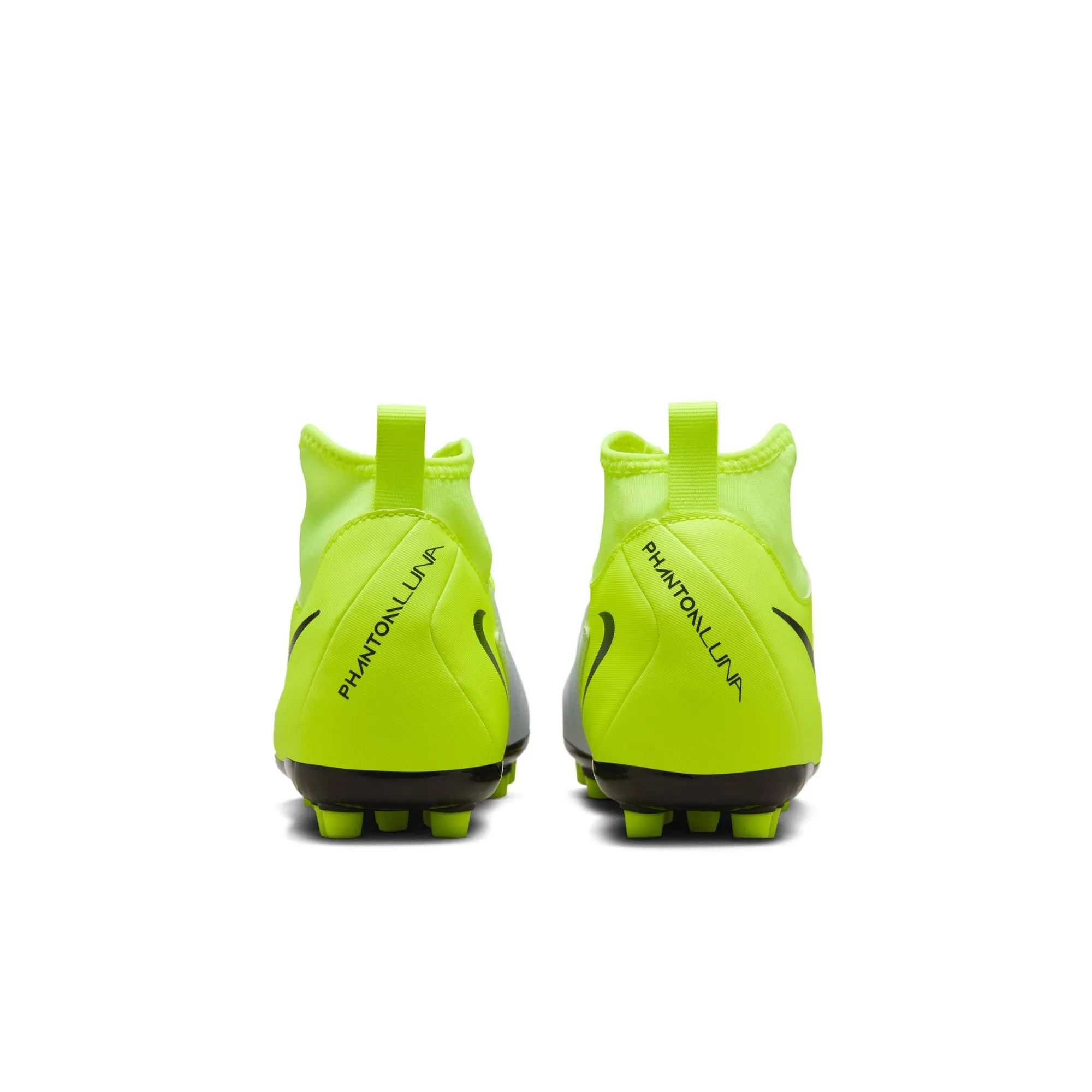 Nike Junior Phantom Luna Academy FG Firm Ground Shoes - Metallic Silver/ Black Volt