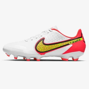 Nike Legend 9 Academy FG-MG - White-Volt-Crimson