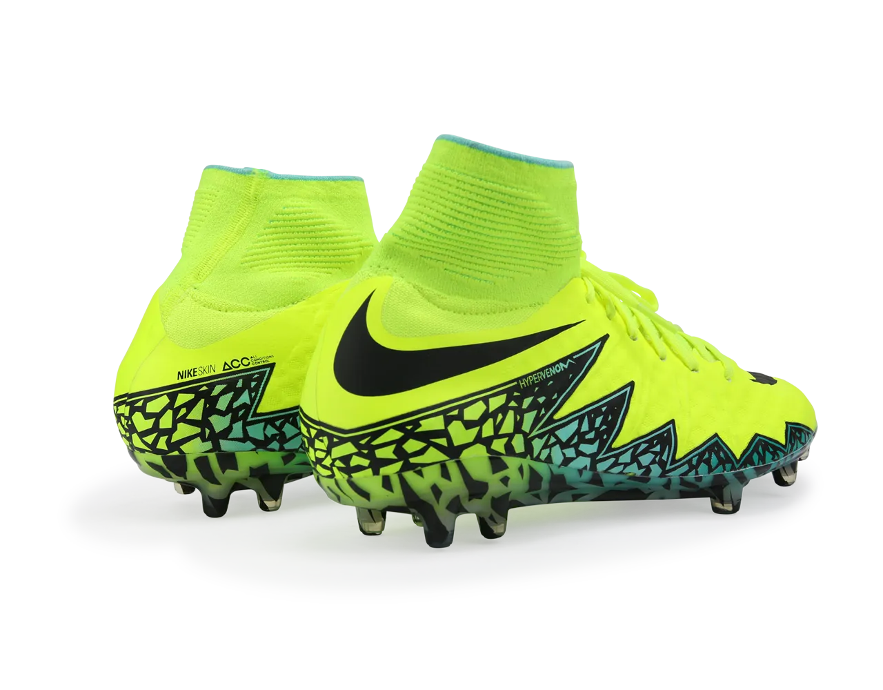 Nike Men's Hypervenom Phantom II FG Volt/Black Hyper/Turquoise Clear Jade