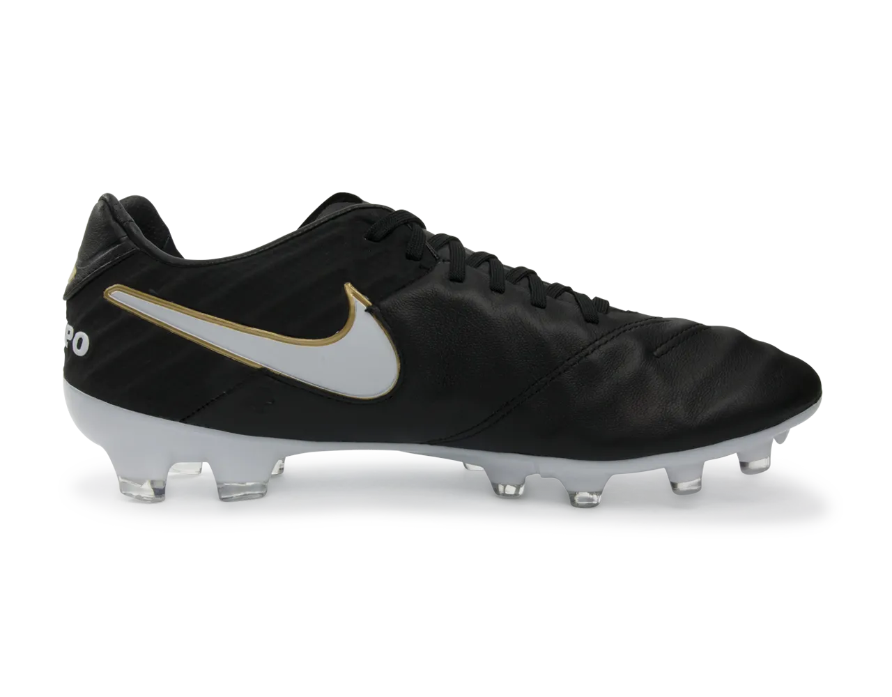 Nike Men's Tiempo Legacy II FG Black/White/Mettallic Gold