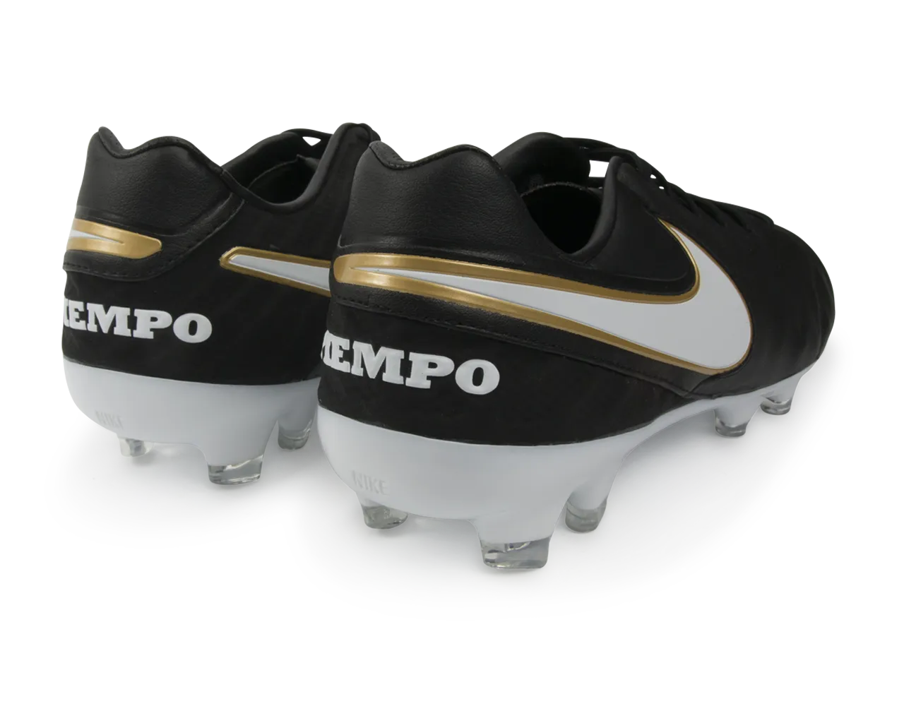 Nike Men's Tiempo Legacy II FG Black/White/Mettallic Gold
