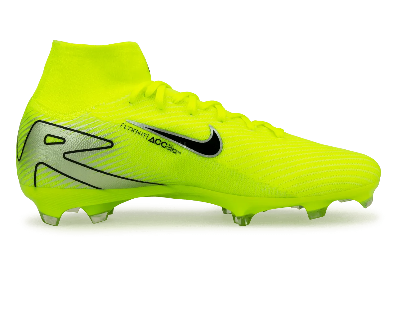 Nike Men's Zoom Mercurial Superfly 10 Pro FG Volt/Black