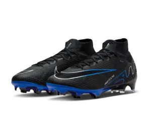 Nike Mercurial Superfly 9 Elite FG-BLACK/CHROME-HYPER ROYAL