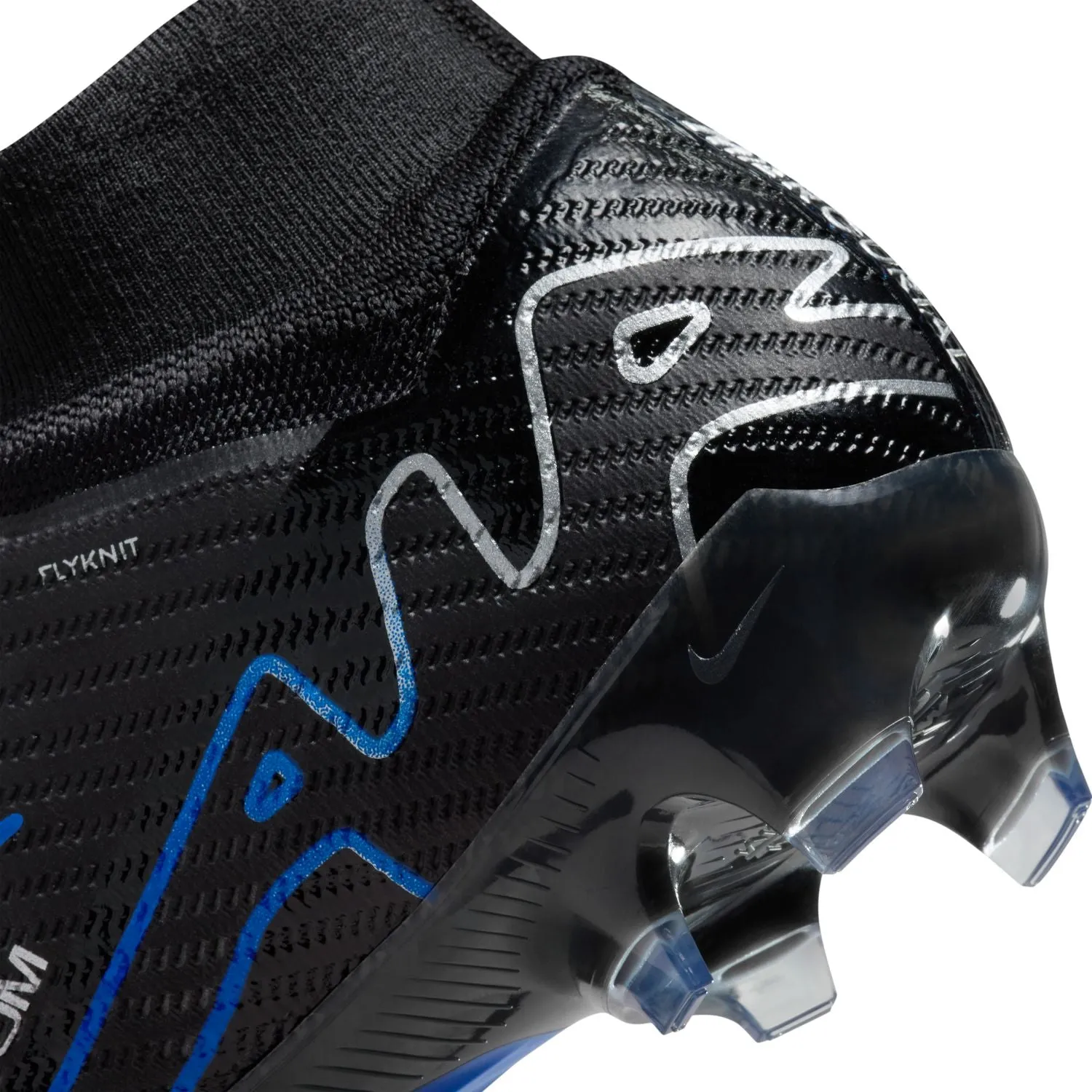 Nike Mercurial Superfly 9 Elite FG-BLACK/CHROME-HYPER ROYAL