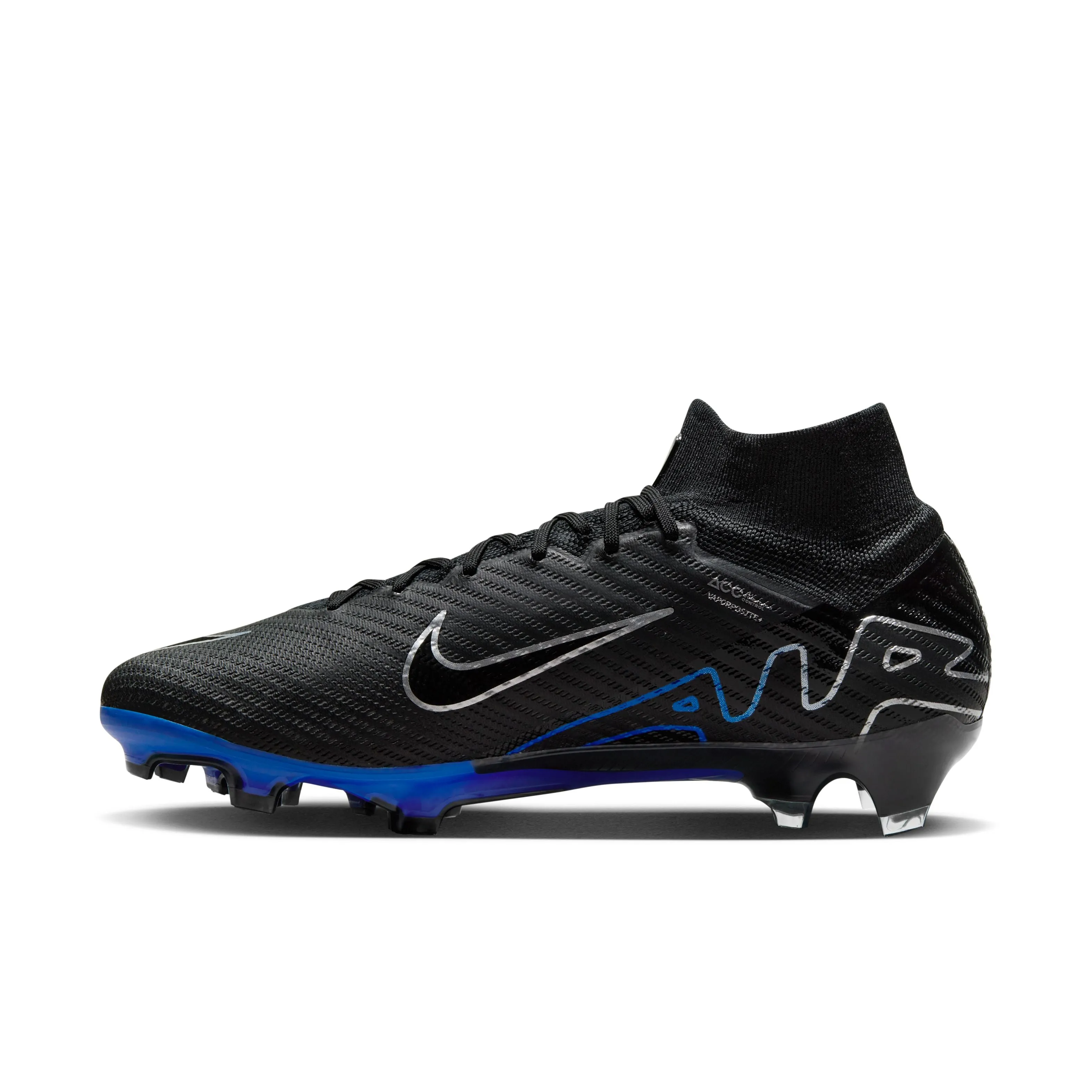 Nike Mercurial Superfly 9 Elite FG-BLACK/CHROME-HYPER ROYAL
