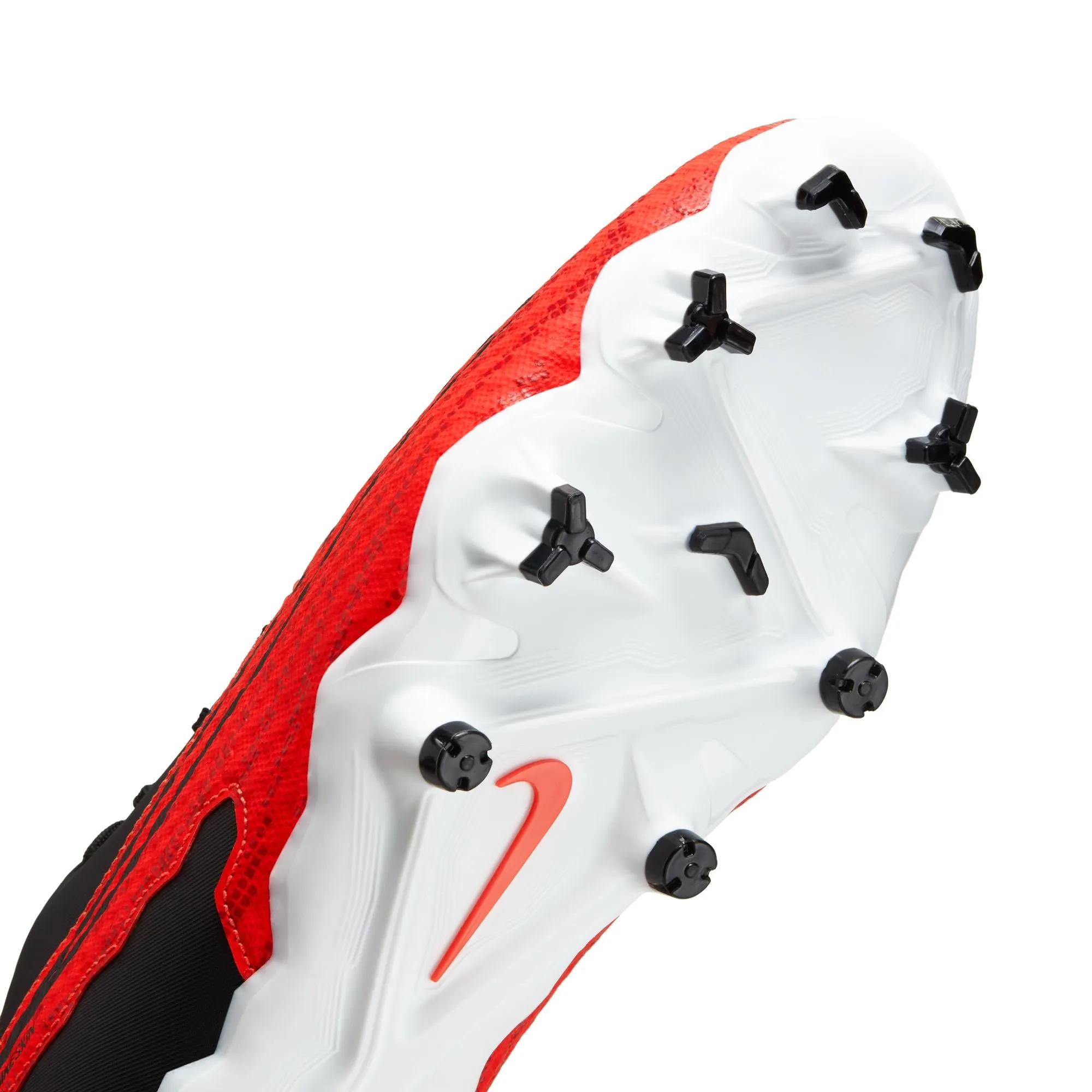 Nike Phantom GX Academy FG Firm Ground Soccer Cleats - Bright Crimson/Black/White